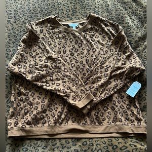 👑ROAR! Leopard Print XXL Time & Tru Sweater👑